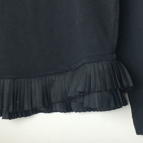 J.Crew Ruffle Hem Sweatshirt - Picture 2 of 4